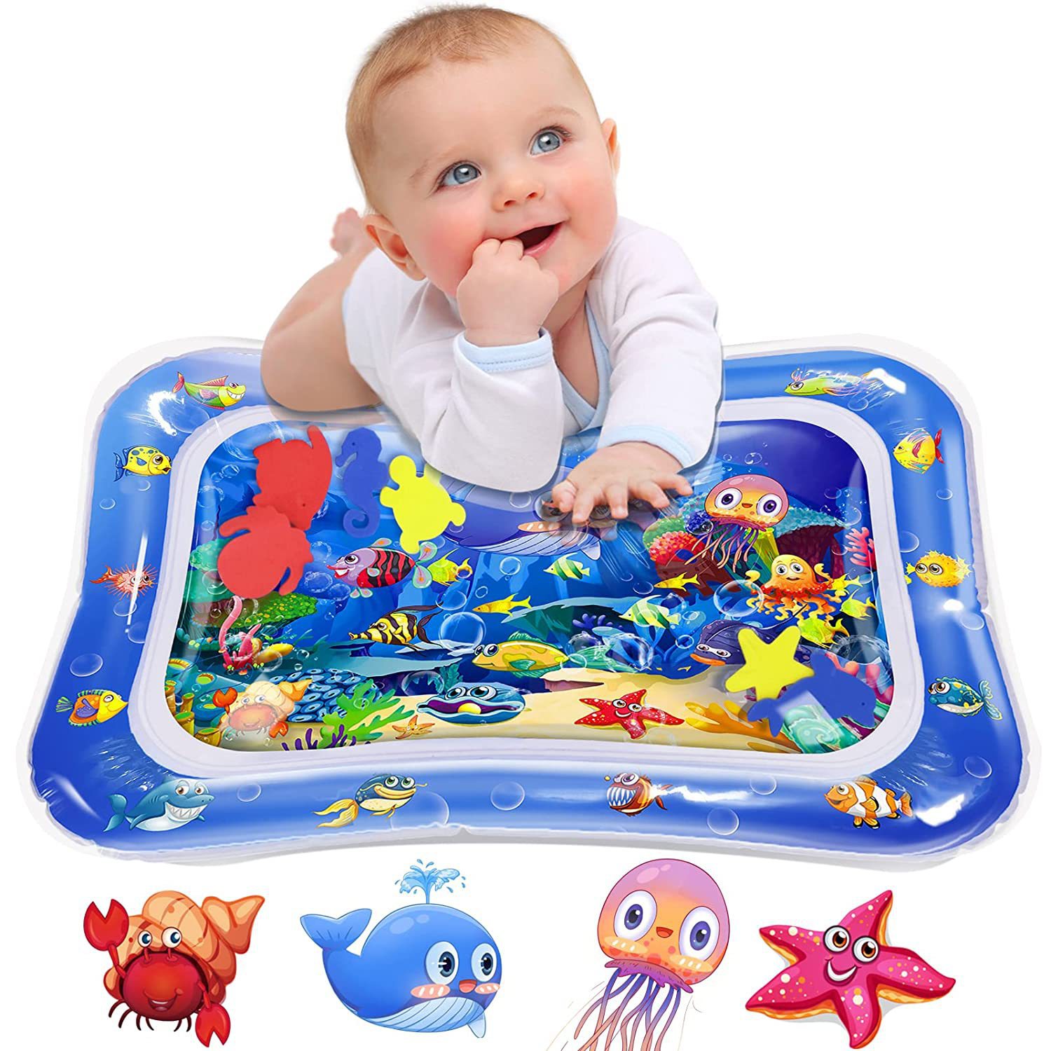 Baby Pat pad inflatable children Pat water pad PVC marine fish water pad toy baby cushion