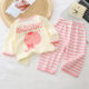 Children's Home Clothes suit Summer New Cotton 2025 Boys' Pajamas Girls' Air-conditioning Clothes Baby's Summer Children's Clothing