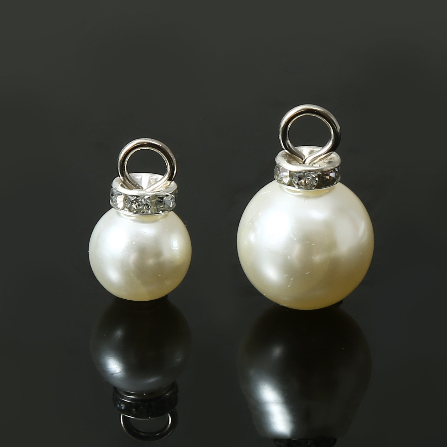 Syang ABS Highlight Pearl Pendant Diamond Imitation Pearl Pendant Garment Accessories Decoration Accessories Pearl Zipper Head