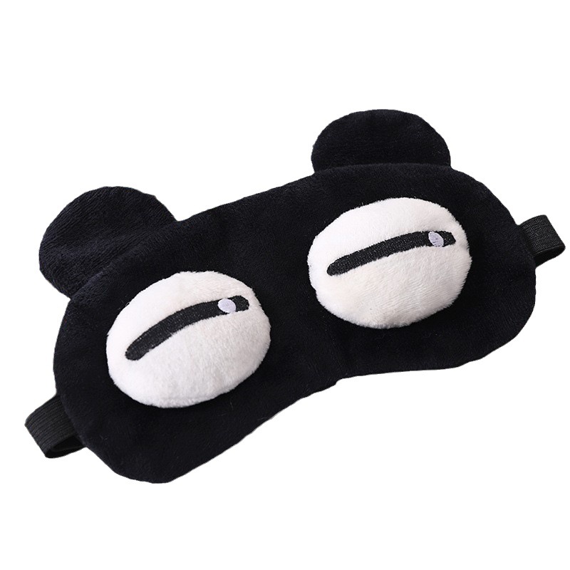 Cross-border new cartoon cute plush eye protection sleep eye mask cute cat creative animation design ice eye mask wholesale