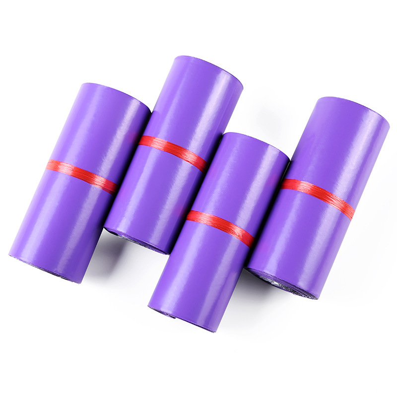Qiya new purple express bag express packaging bag logistics waterproof packing bag package bag factory wholesale
