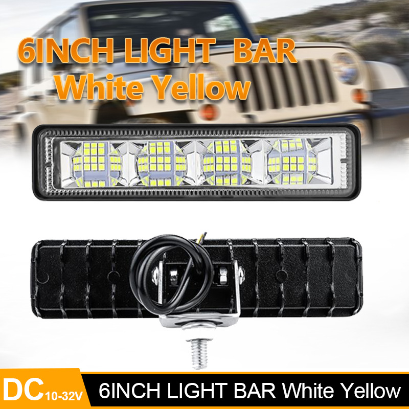 YGZ factory direct sales line-shaped 24 lights 72W LED work lights off-road motorcycle refit lights