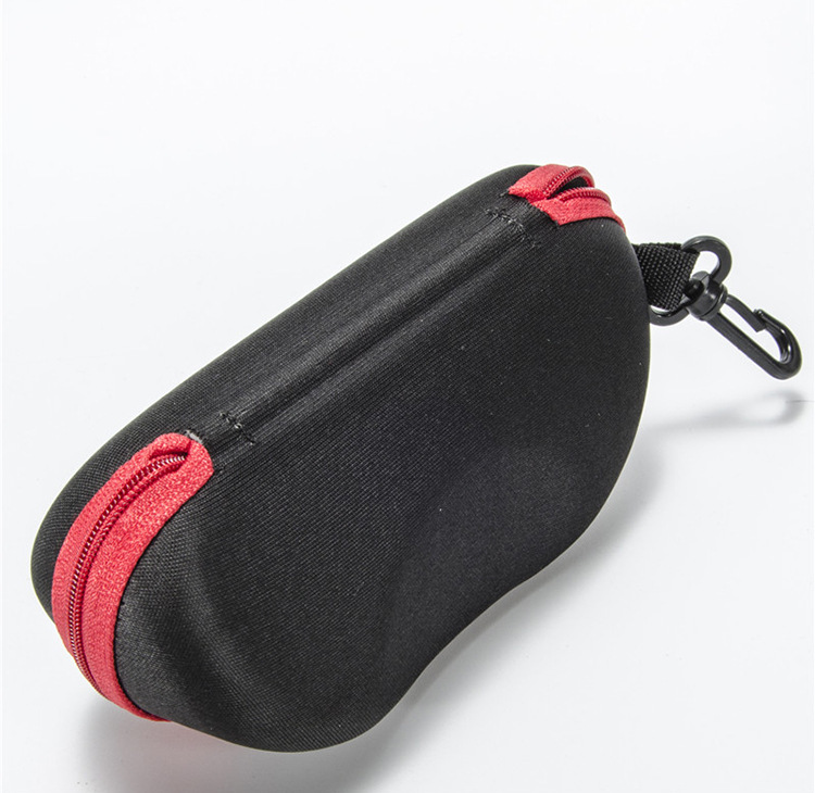 New large height compression resistant fashion men's and women's sunglasses sunglasses box zipper sunglasses EVA simple fashion storage box