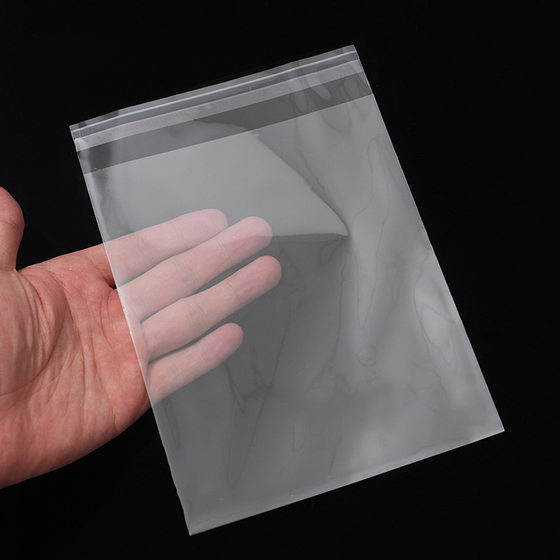 OPP self-adhesive bag card head packaging bag transparent clothes self-adhesive bag plastic film self-sealing bag self-adhesive flat mouth