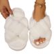 Cross-border Explosions Mao Mao Mao Slippers Women's Autumn and Winter Outfit Non-slip Indoor Thick Bottom Household Hairy Moon Cotton Slippers