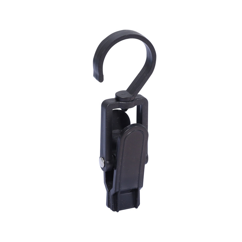 Factory Direct sales 360-degree rotating plastic hook supermarket hat clip plastic clip curtain clip multifunctional storage