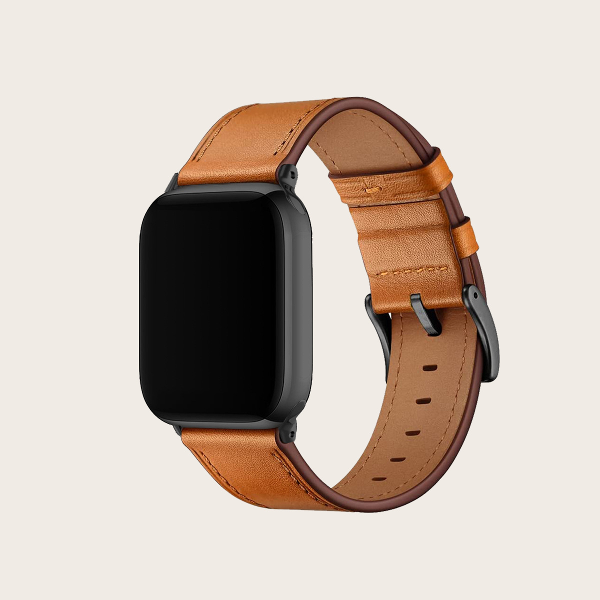 AppleWatch7/se Apple Watch Strap Foreign Trade New Top Layer Cowhide Genuine Leather iWatch Strap