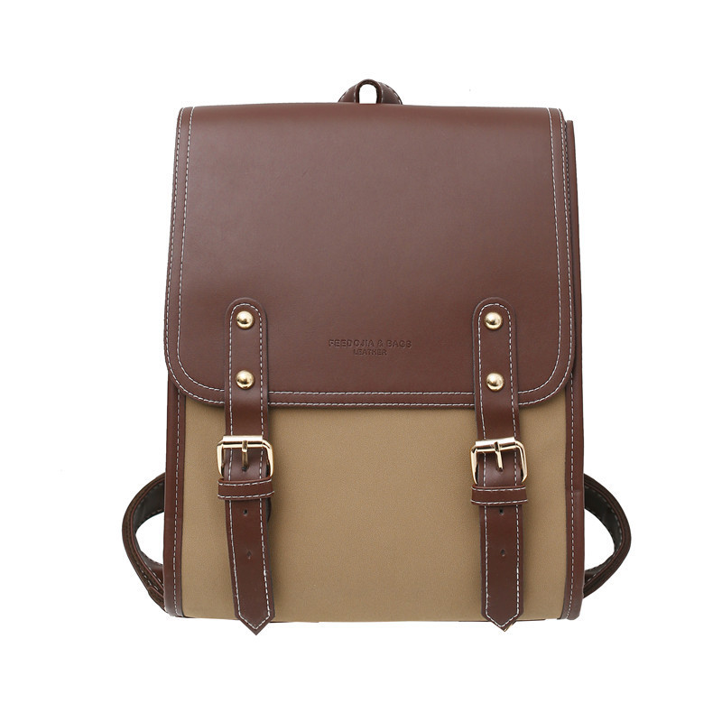 Korean-style ins Antique Backpack Women's Campus Mori Retro All-match Large Capacity Student Schoolbag Computer Backpack