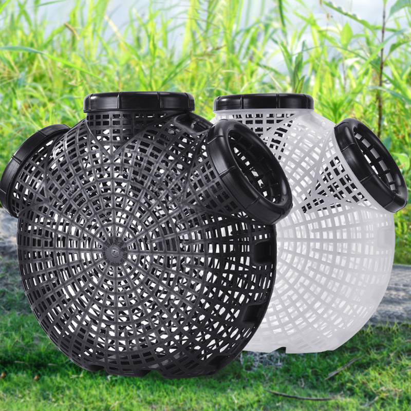 New yellow crab cage inverted beard fishing cage fish Loach cage shrimp cage catch fish cage fish basket catch fish artifact ground net cage