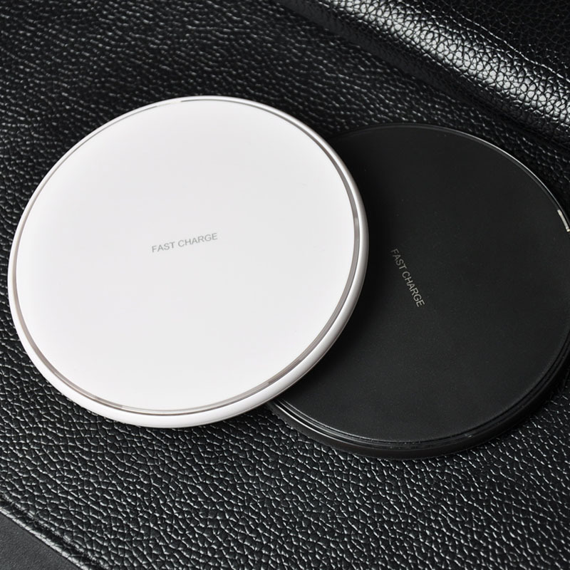 Cross-border hot sale round wireless charger 15W for Apple Android Huawei Xiaomi Samsung mobile phone fast charge