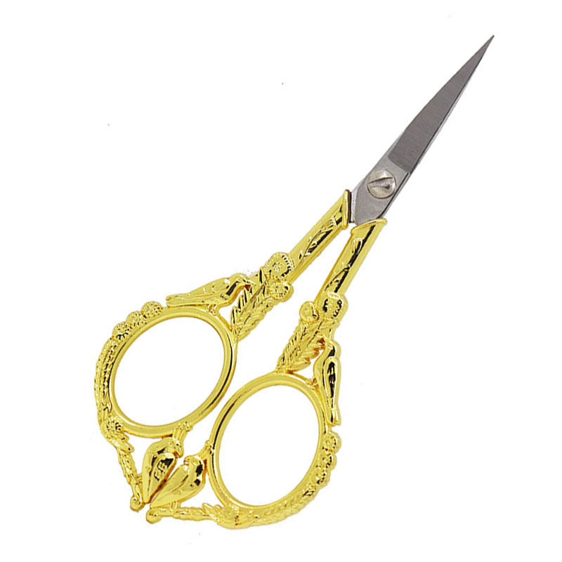 Vintage bird scissors carved scissors craft stainless steel scissors tailor scissors embroidery scissors thread head tea bag scissors beauty tools