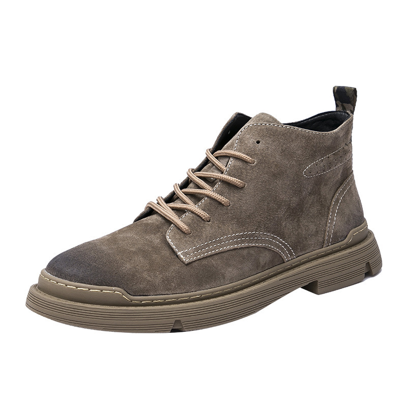 BUFFNY2023 spring new high-top height increasing workwear British street casual style trendy Martin boots men 936