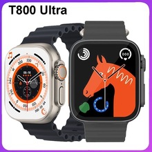 Cross-border new T800 Ultra smart watch Bluetooth call heart rate Blood Pressure Monitoring English smartwatch