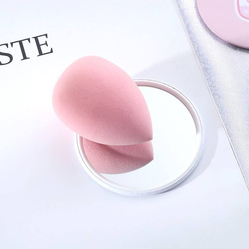 Cute Mini Cartoon Makeup Mirror Portable Women's Portable Beauty Mirror Student Round Princess Mirror Dressing Small Mirror