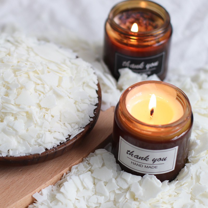 52 degree Flake commonly used diy aromatherapy candle plant soy wax raw material white beeswax ice flower wax paraffin wax candle diy