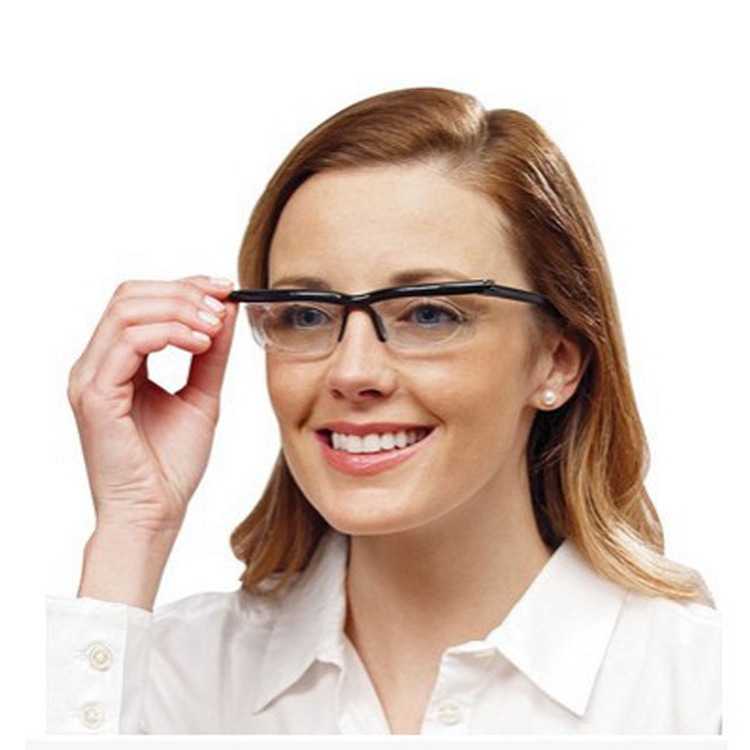 Rotation adjustment power glasses presbyopia change focal length easy silky twist adjustment myopia hyperopia lens