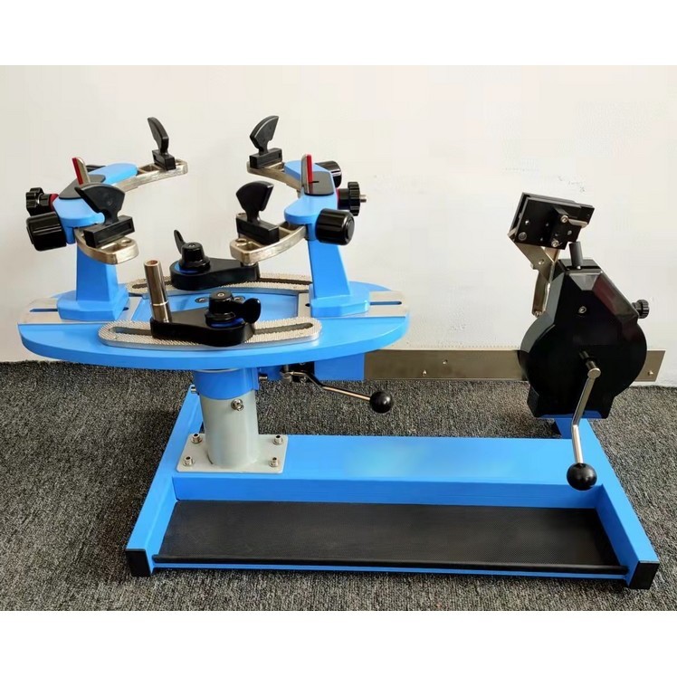 Hand-cranked badminton racket drawing machine pull racket through racket tennis racket badminton racket threading machine