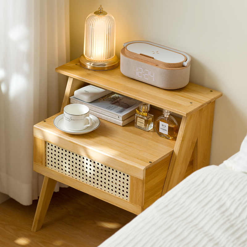 Bedside Table Bedroom Simple Modern Small Cabinet Simple Small Bedside Storage Cabinet Household New Storage Bedside Cabinet