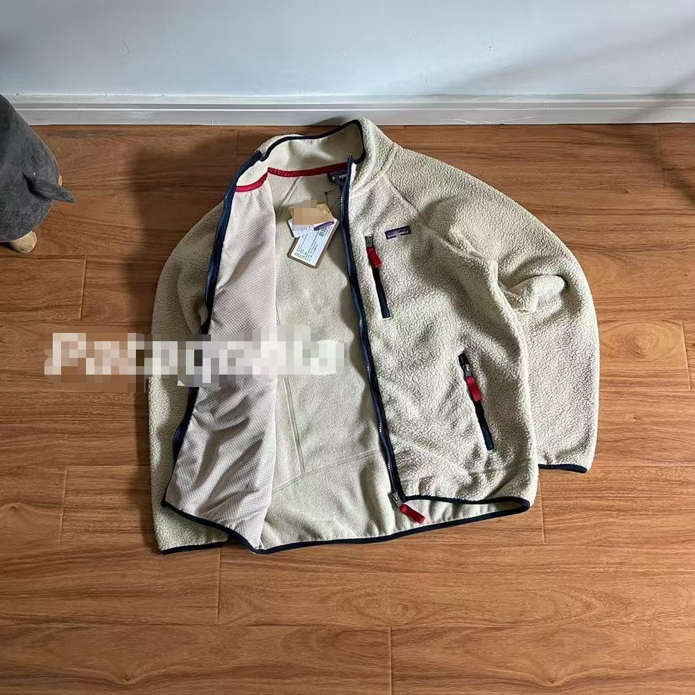 Foreign Trade Classic Lamb Fleece Jacket Outdoor Couple's Thickened American Size Large Thick Fashionable