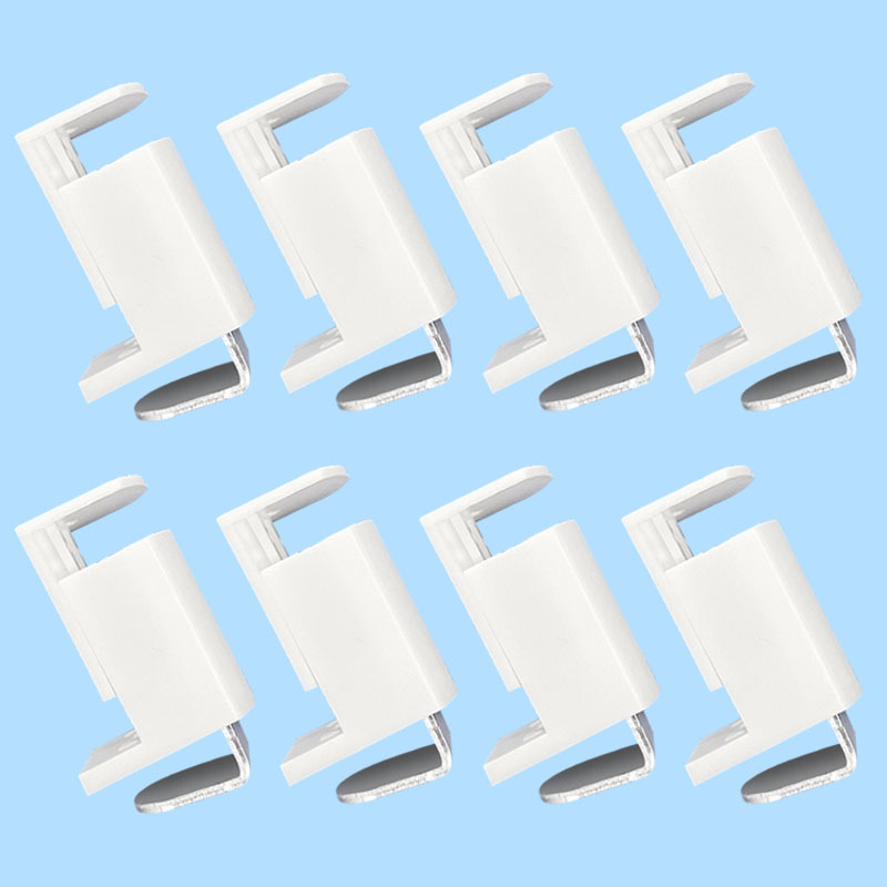 Factory direct supply folding curtain bracket iron hook head can be installed code nail-free adjustable hook iron code bracket
