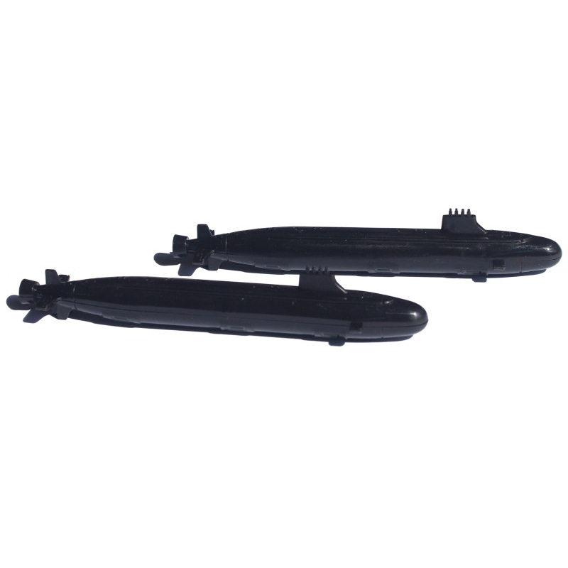 Army green/black submarine model children's plastic toys military psychological sand table scene ornaments manufacturers wholesale