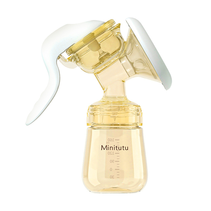 Minitutu new nano antibacterial breast pump manual milk collector painless breast massage manual suction