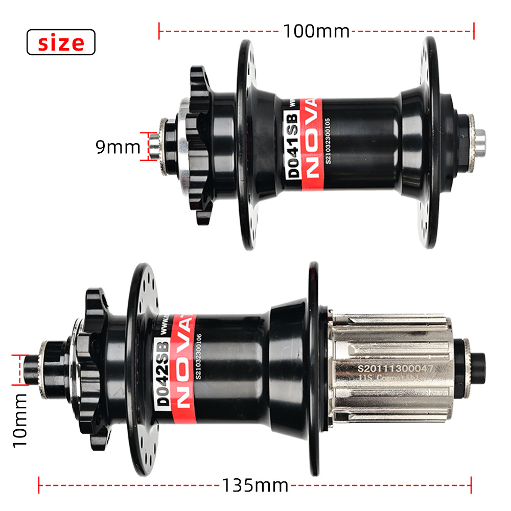 NOVATEC D041SB/D042SB Jiuyu Mountain Bike 4 Peilin Disc Brake Flower Drum 28/32/36 Hole
