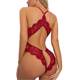 Foreign trade Europe and the United States sexy underwear new large size lace temptation open crotch sexy backless free jumpsuit wholesale