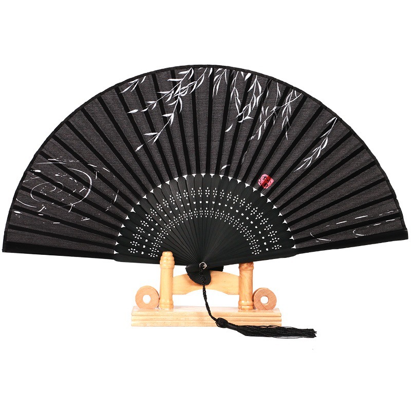 Factory classical dance fan antique scenic spot craft bamboo fan folding fan Chinese style folding fan stall wholesale