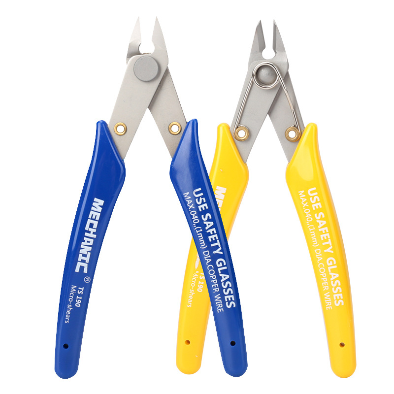 Repairman Durable Cutting Edge Hardening Cutting Pliers Ruyi Oblique Pliers Water Mouth Pliers Industrial Grade Electrical Pliers Knife Pliers TS