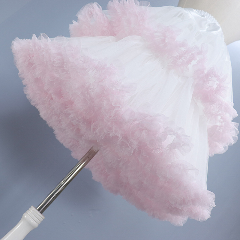 Pink multi-layer lolita cotton candy cloud skirt support half-length pettiskirt cross-border foreign trade exclusive for lolita skirt support