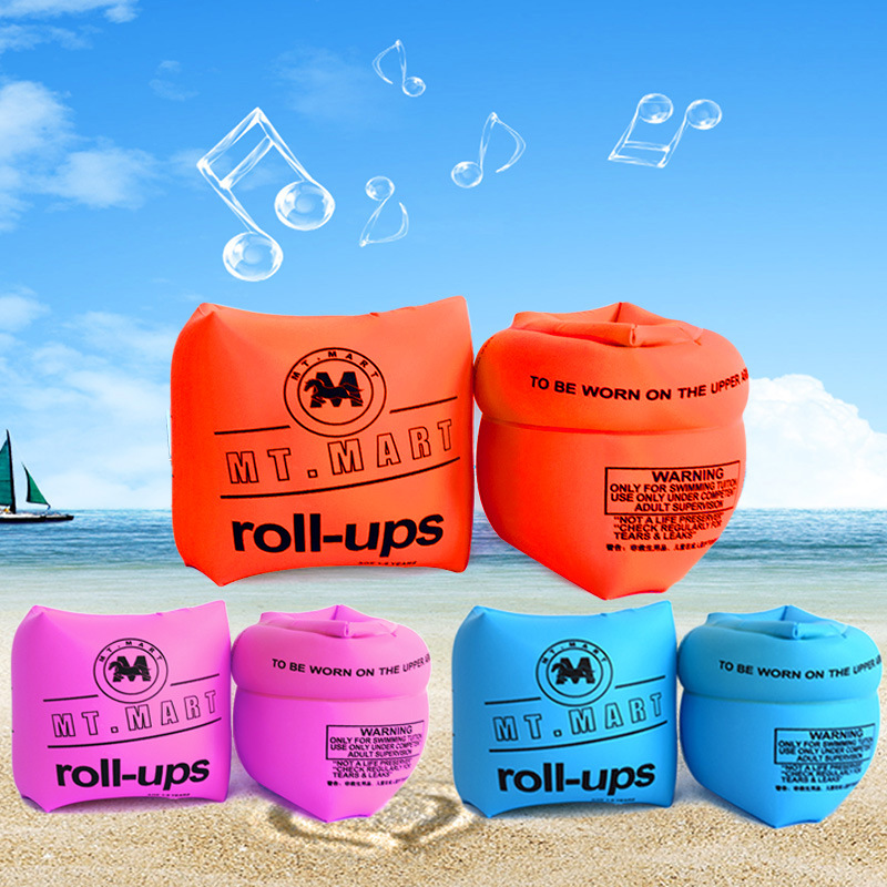 Summer Environmental Protection Thickened Double Airbag Inflatable Water Sleeves Adult Children Water Sports Beginner Swimming Arm Circle
