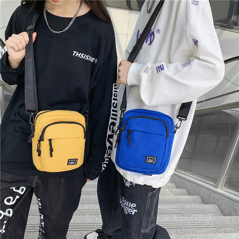 時尚ins百搭斜挎包潮酷韓版簡約少女單肩包休閒個性情侶小包包潮