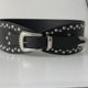 New Y2K rivet punk wide belt personalized hot girl fashion Joker retro cross-border belt supply