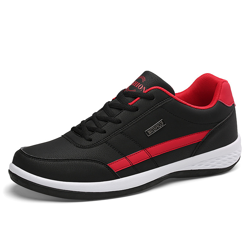 Cross-border New Men's Shoes Large Size Leather Ultra Light Sneakers Casual Student Sneakers Running Shoes 48-yard Independent Station