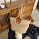 Hollow without scarves khaki large 40*25