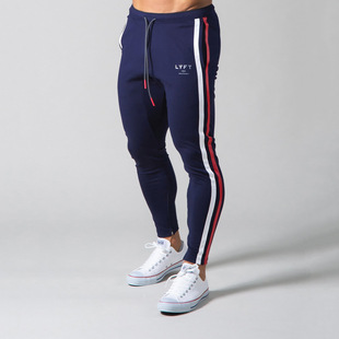 Muscle Fitness Brother Running LYFT Men's Trousers Outdoor Fitness Workout Training Leggings Sports Pants