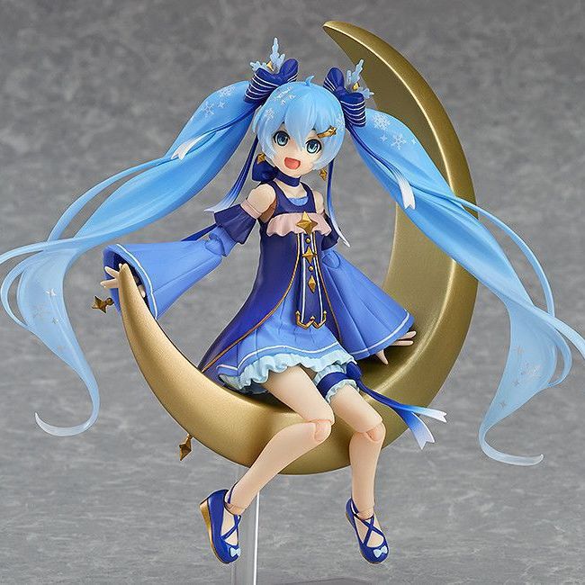 Beautiful girl FigmaEX037 starry sky snow first sound animation model joint movable hand model desktop ornaments