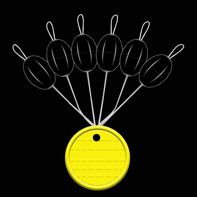 Competitive Big Silicone Positioning Space Bean Luminous Olive Silver Carp and Bighead Carp Fishing Group 789 Fishing Tackle Shop Special Accessories