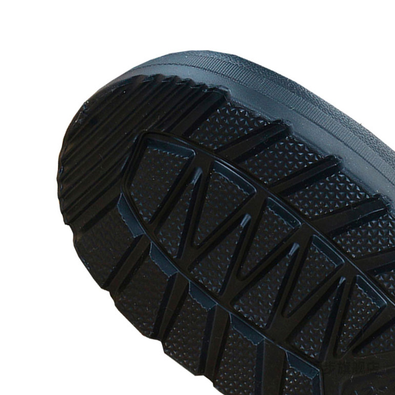 Snow boots men's waterproof rain boots plus velvet non-slip warm cotton shoes EVA integrated car wash chef refrigerated work rain boots