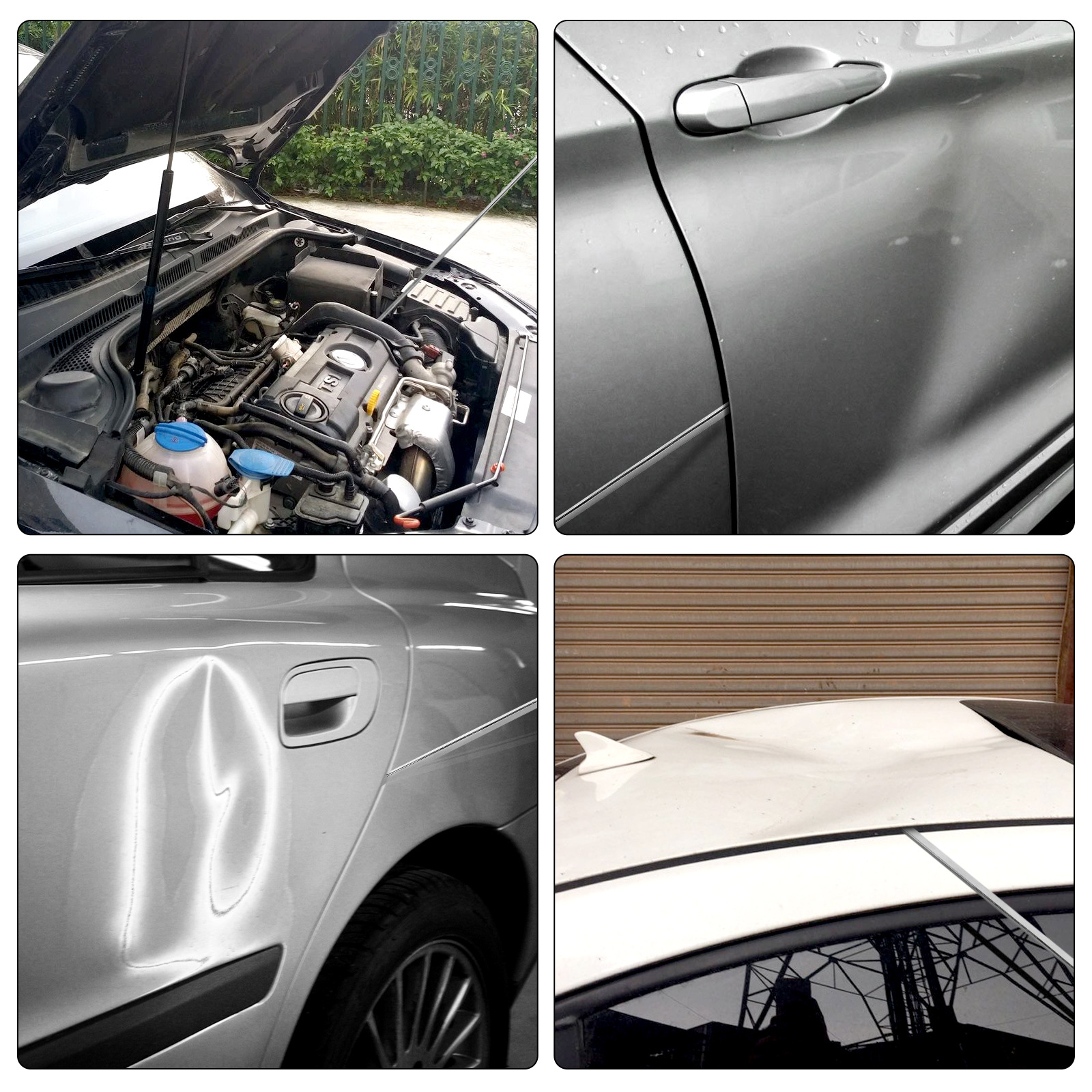 Car Dent Repair Tool Crowbar Set PDR Dent Dent Pit Concave and Convex Repair Does Not Damage Car Paint Top Rod Crowbar