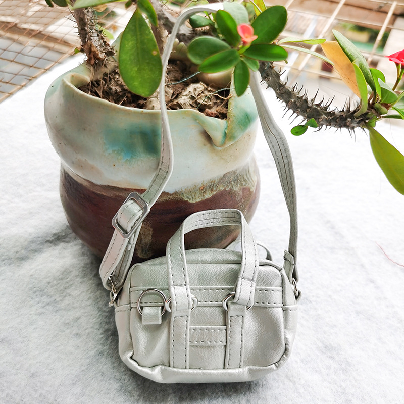 Toy bag cloth bag satchel handbag doll accessories 3 points 6 points optional spot wholesale leather shoulder bag