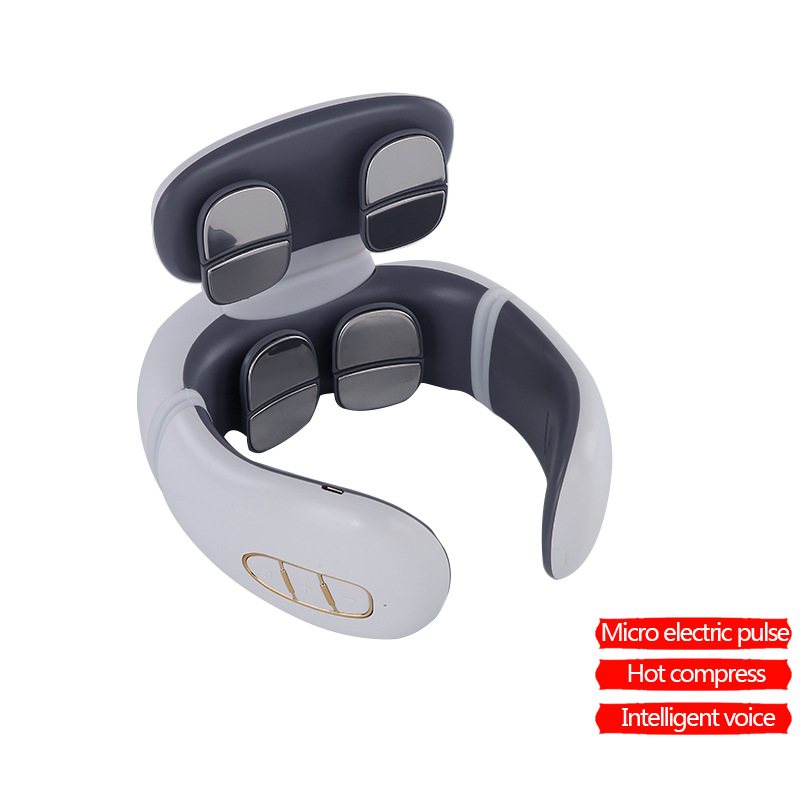Cervical spine massage instrument intelligent neck massage instrument shoulder and neck massage instrument EMS micro-current pulse heating neck protection instrument