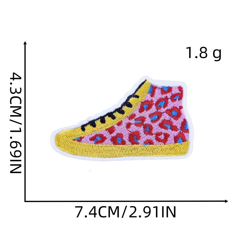 New Pink Pre-Raw Cobb Sticker Cartoon Embroidered Hot Melt Adhesive Patch Children's Cute Clothes Accessories Accessories Applique