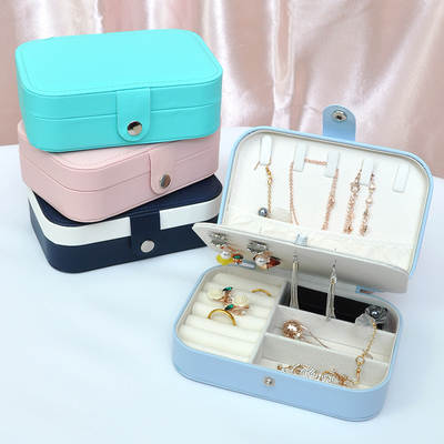 Korean jewelry storage box European jewelry large capacity ring storage gift box inner packaging jewelry box wholesale