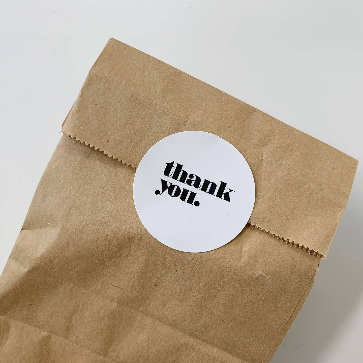 6 pieces price new thank you Square Round 2 models choose ins simple decorative stickers thank you label dessert stickers