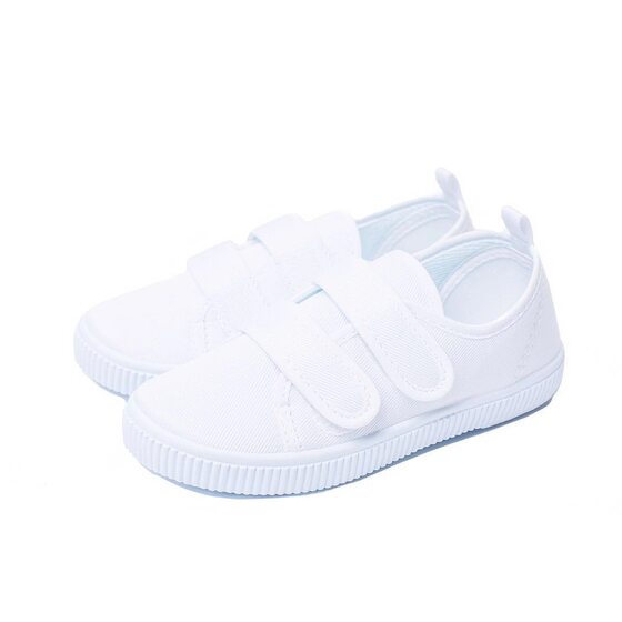 Children's white shoes boys and girls white canvas shoes dance shoes kindergarten white shoes white sneakers dance shoes