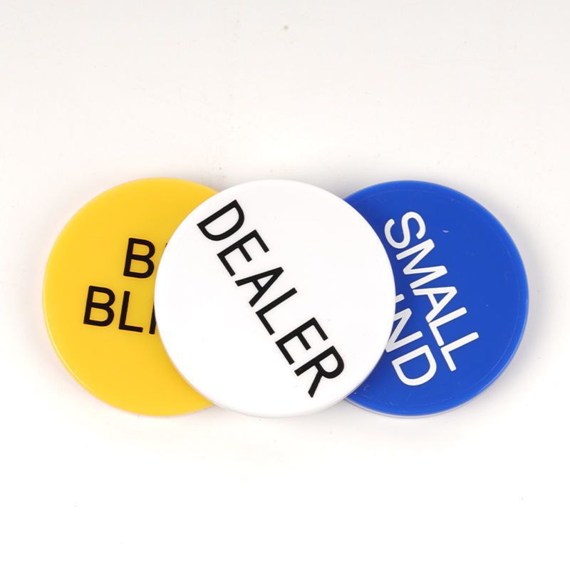 Texas poker accessories Zhuang brand Zhuang film Zhuang code large small size dealer Zhuang code chip digital round wear-resistant