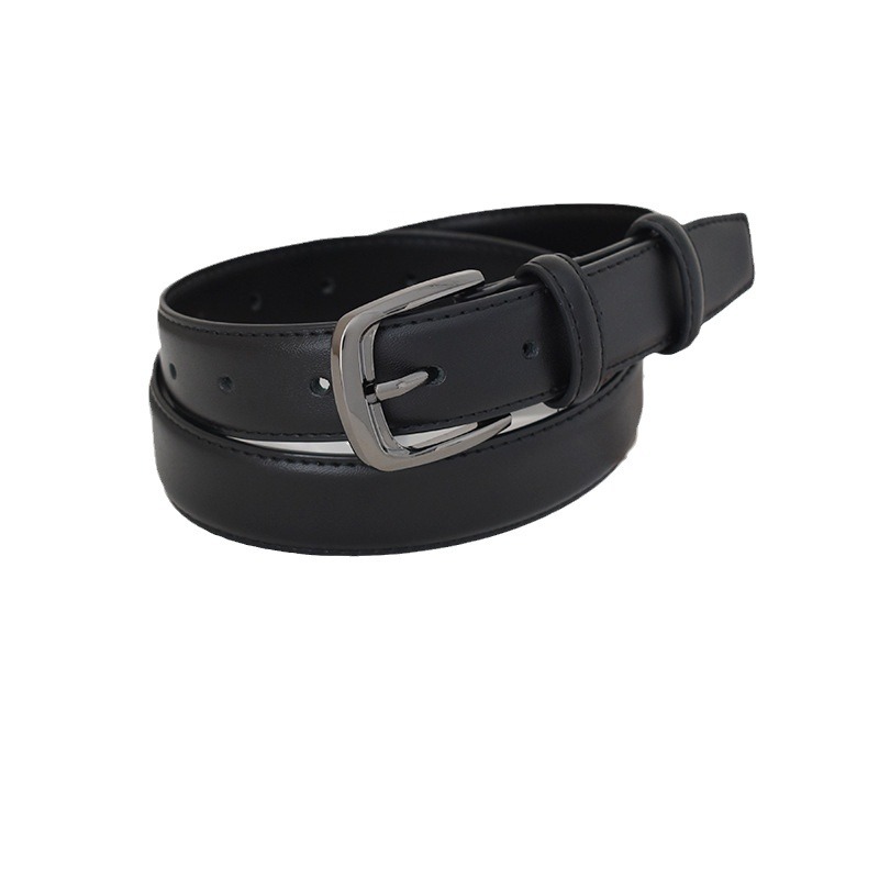 Belt men's casual black belt Women's retro pin buckle jeans pants belt student High sense pants belt fashion wholesale
