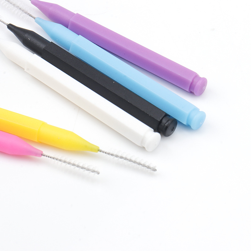 Wholesale Eyelash Beauty Aid Mini Colored Eyebrow Brush Set_voghion.com